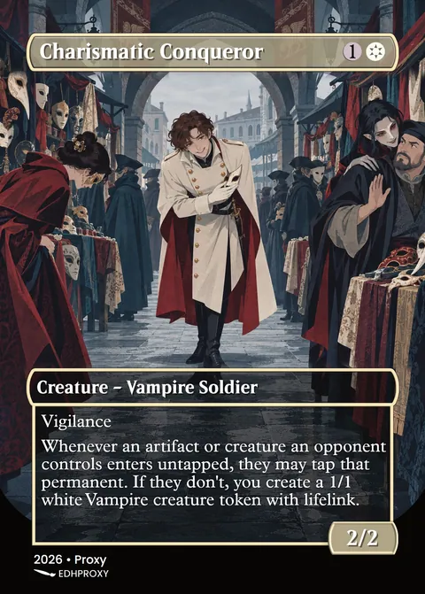 Charismatic Conqueror card with original art