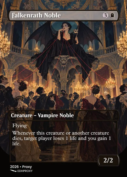 Falkenrath Noble card with original art