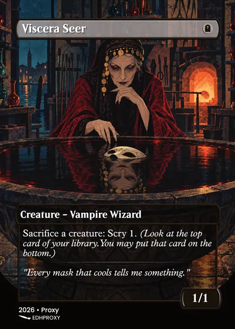 Viscera Seer card with original art