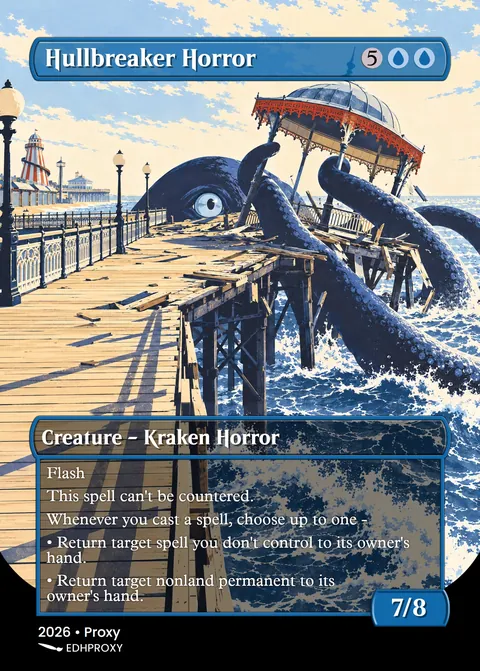 Hullbreaker Horror card with original art