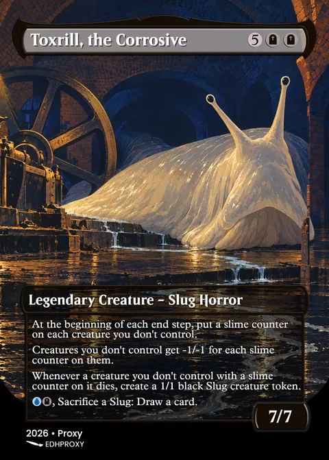 Toxrill, the Corrosive card with original art