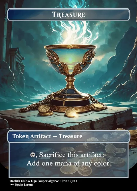 Treasure Token card with original art