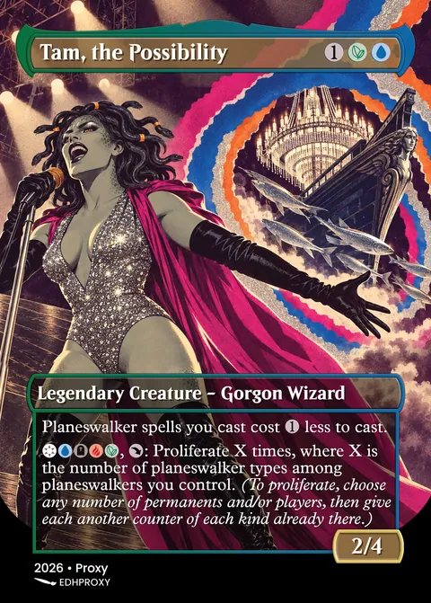 Tam, the Possibility card with original art