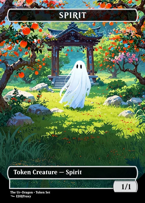 1/1 Colorless Spirit card with original art