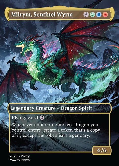 Miirym, Sentinel Wyrm card with original art