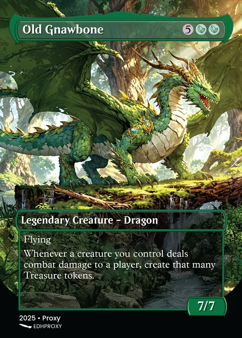 Old Gnawbone card with original art