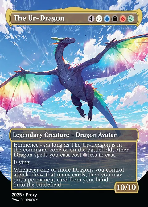 The Ur-Dragon card with original art
