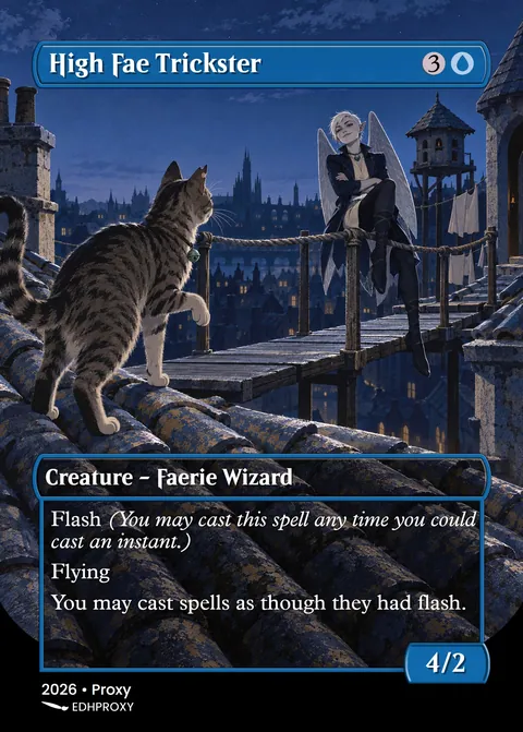 High Fae Trickster card with original art